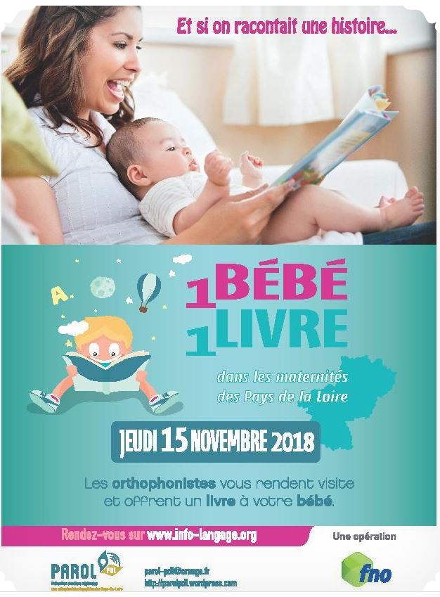 1 bébé, 1 livre  Hôpital Privé La Chataigneraie Elsan